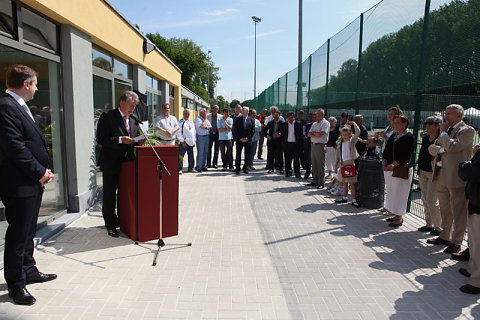 Inauguration bloc vestiaire