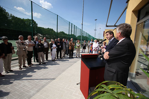 Inauguration bloc vestiaire