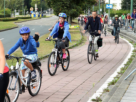 Randonnée à vélo 2016 + inauguration ferme urbaine Hof-ten-Berg 