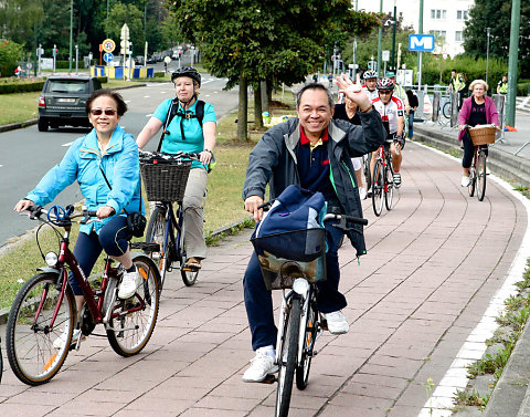 Randonnée à vélo 2016 + inauguration ferme urbaine Hof-ten-Berg 