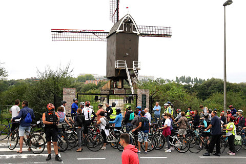 Randonnée à vélo 2016 + inauguration ferme urbaine Hof-ten-Berg 