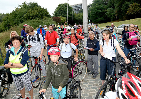 Randonnée à vélo 2016 + inauguration ferme urbaine Hof-ten-Berg 