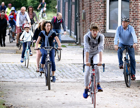 Randonnée à vélo 2016 + inauguration ferme urbaine Hof-ten-Berg 