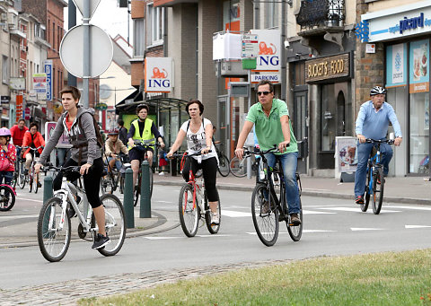 Randonnée à vélo 2016 + inauguration ferme urbaine Hof-ten-Berg 