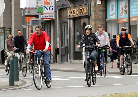 Randonnée à vélo 2016 + inauguration ferme urbaine Hof-ten-Berg 