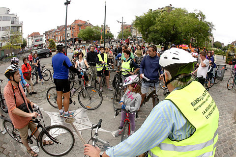 Randonnée à vélo 2016 + inauguration ferme urbaine Hof-ten-Berg 