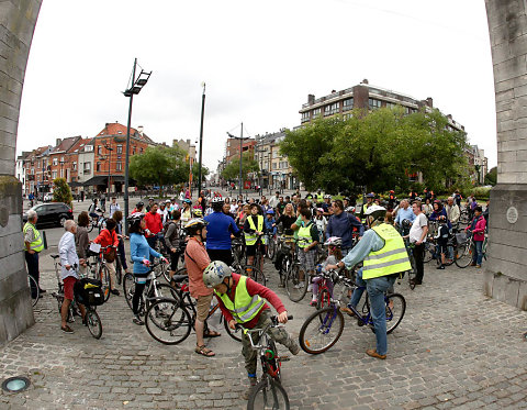 Randonnée à vélo 2016 + inauguration ferme urbaine Hof-ten-Berg 