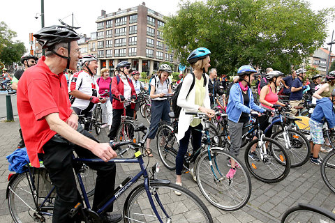 Randonnée à vélo 2016 + inauguration ferme urbaine Hof-ten-Berg 