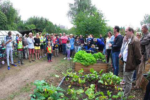 Randonnée à vélo 2016 + inauguration ferme urbaine Hof-ten-Berg 