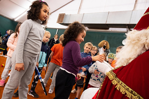 Saint-Nicolas à la Wolu Tennis Academy