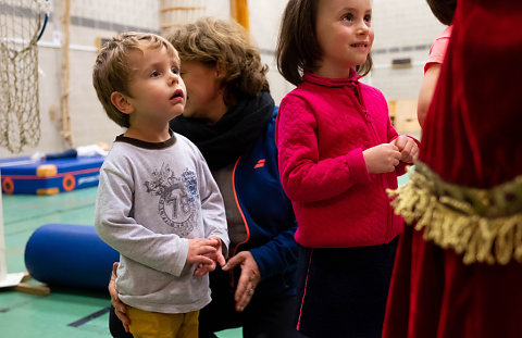 Saint-Nicolas à la Wolu Tennis Academy