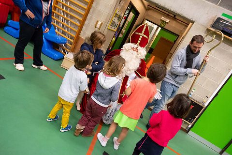 Saint-Nicolas à la Wolu Tennis Academy