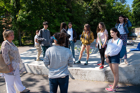 Forum de la Jeunesse de Woluwe-saint-Lambert en visite de la ville de Meudon 2019