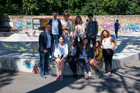 Forum de la Jeunesse de Woluwe-saint-Lambert en visite de la ville de Meudon 2019