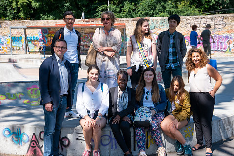 Forum de la Jeunesse de Woluwe-saint-Lambert en visite de la ville de Meudon 2019