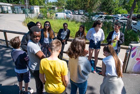 Forum de la Jeunesse de Woluwe-saint-Lambert en visite de la ville de Meudon 2019