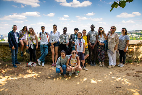 Forum de la Jeunesse de Woluwe-saint-Lambert en visite de la ville de Meudon 2019