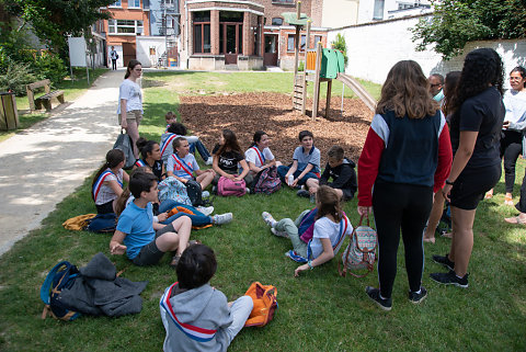 Conseil de la Jeunesse en visite à Woluwe-Saint-Lambert 2019