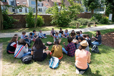 Conseil de la Jeunesse en visite à Woluwe-Saint-Lambert 2019