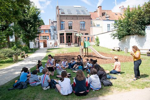 Conseil de la Jeunesse en visite à Woluwe-Saint-Lambert 2019