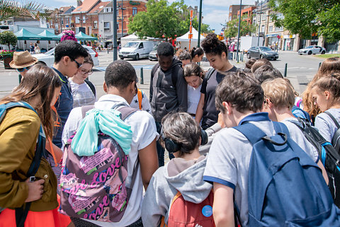 Conseil de la Jeunesse en visite à Woluwe-Saint-Lambert 2019