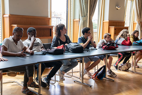 Conseil de la Jeunesse en visite à Woluwe-Saint-Lambert 2019