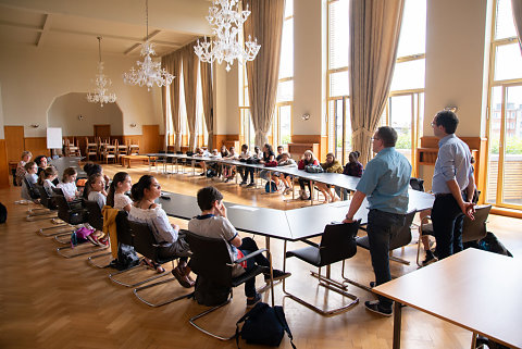 Conseil de la Jeunesse en visite à Woluwe-Saint-Lambert 2019