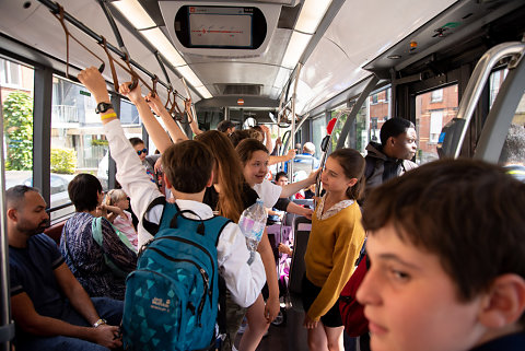 Conseil de la Jeunesse en visite à Woluwe-Saint-Lambert 2019